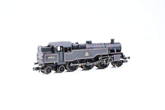 Graham Farish N Gauge 372-530 BR Black Early Emblem Class 4MT No.80048 - Boxed