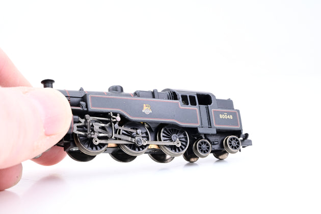 Graham Farish N Gauge 372-530 BR Black Early Emblem Class 4MT No.80048 - Boxed