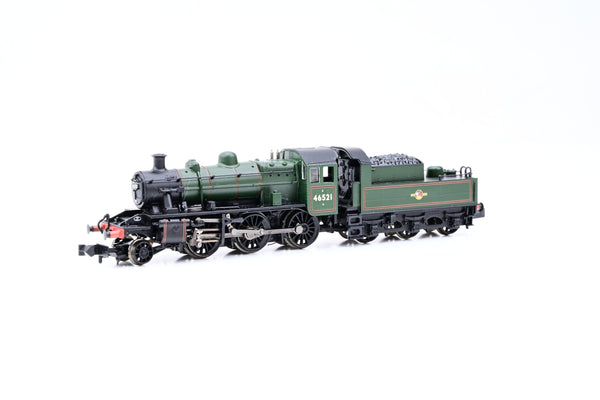 Graham Farish N Gauge 372-625 BR Green Late Crest Ivatt Class 2MT No.46521 - Boxed