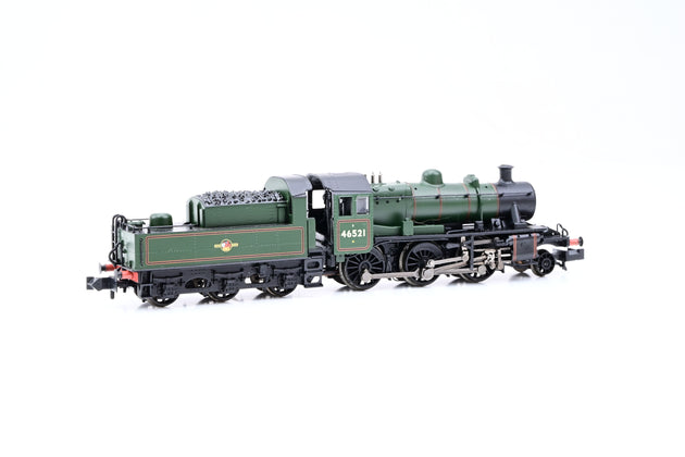 Graham Farish N Gauge 372-625 BR Green Late Crest Ivatt Class 2MT No.46521 - Boxed