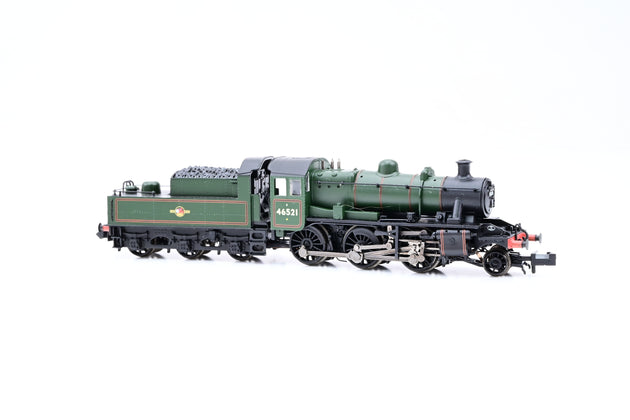 Graham Farish N Gauge 372-625 BR Green Late Crest Ivatt Class 2MT No.46521 - Boxed