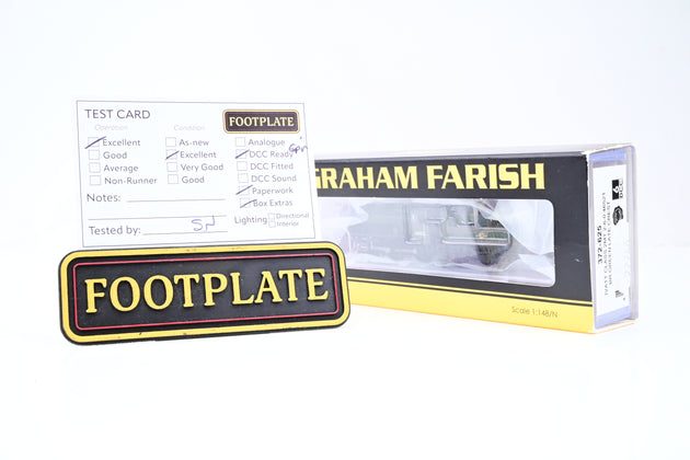 Graham Farish N Gauge 372-625 BR Green Late Crest Ivatt Class 2MT No.46521 - Boxed