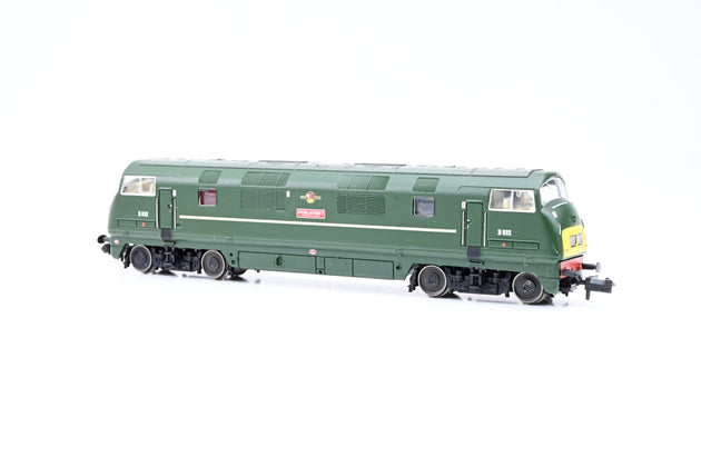 Graham Farish N Gauge 371-604 BR Green Late Crest Class 42 'Warship' No.D832 'Onslaught' - Boxed