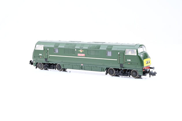Graham Farish N Gauge 371-604 BR Green Late Crest Class 42 'Warship' No.D832 'Onslaught' - Boxed