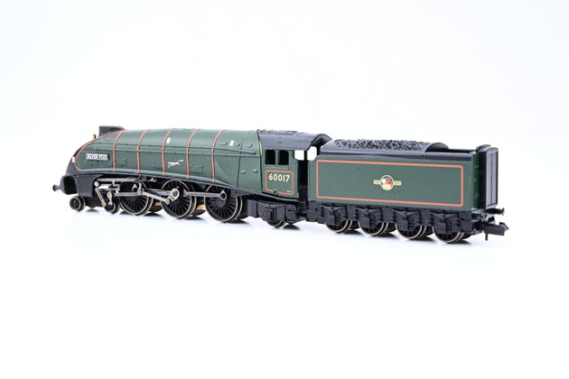Graham Farish N Gauge 372-355 BR Green Late Crest Class A4 No.60017 'Silver Fox' - Boxed