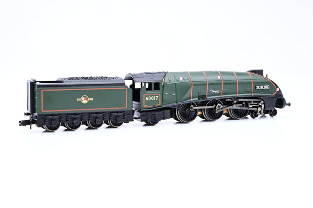 Graham Farish N Gauge 372-355 BR Green Late Crest Class A4 No.60017 'Silver Fox' - Boxed