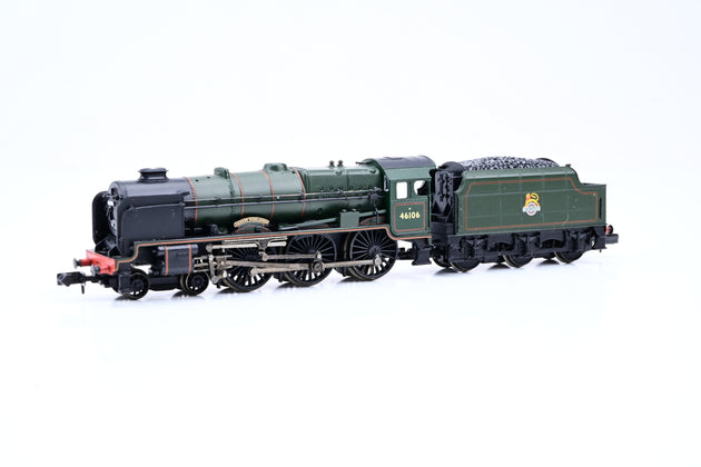 Graham Farish N Gauge 372-576 BR Green Early Emblem Royal Scot Class 6P No.46106 'Gordon Highlander' - Boxed