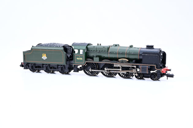 Graham Farish N Gauge 372-576 BR Green Early Emblem Royal Scot Class 6P No.46106 'Gordon Highlander' - Boxed