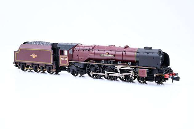 Graham Farish N Gauge 372-183 BR Crimson Late Crest Princess Coronoation Class No.46240 'City of Coventry' - Boxed