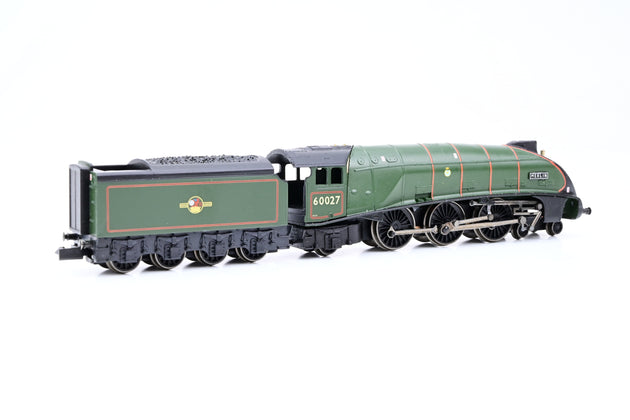 Graham Farish N Gauge 372-353 BR Green Late Crest Class A4 No.60027 'Merlin' - Boxed