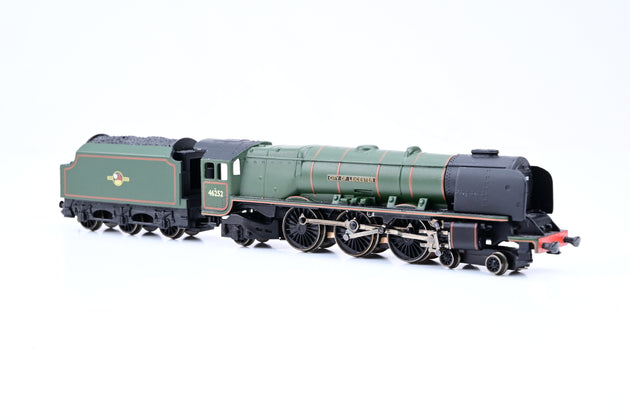 Graham Farish N Gauge 372-177 BR Green Late Crest Class 8P No.46252 'City of Leicester' - Boxed