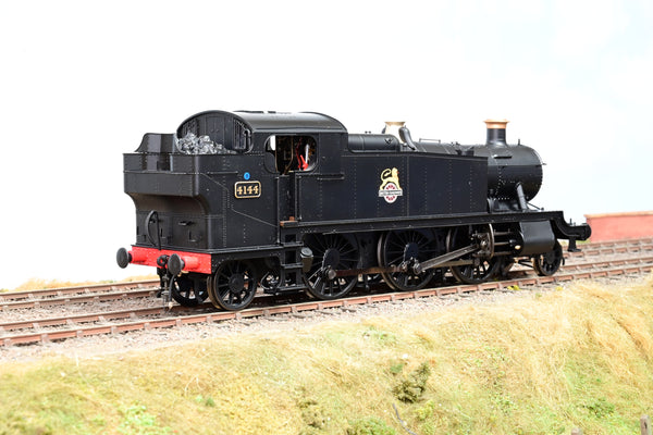 Heljan O Gauge 6125 2-6-2T Large Praire BR Black With Early Crest No.4144 - Boxed