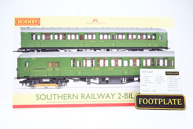 Hornby OO Gauge R3161A SR Green 2-Bil '2041' Train Pack - Boxed