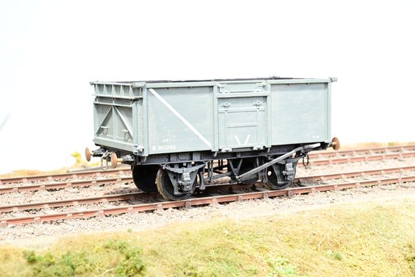 Kit Built O Gauge BR Grey 16T Steel Mineral Wagon No.B190385 - Boxed