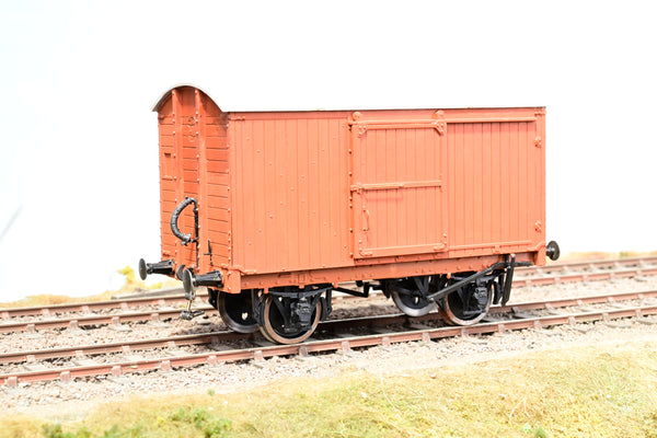Kit Built O Gauge Bauxite 10T LNER Fish Van Unnumbered - Boxed