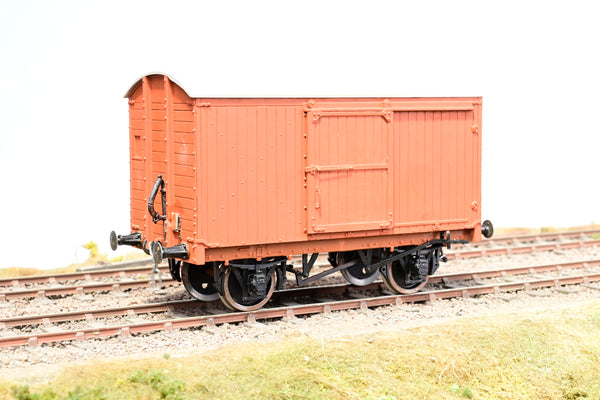 Kit Built O Gauge Bauxite 10T LNER Fish Van Unnumbered - Boxed
