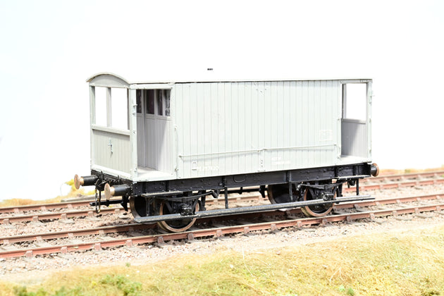 Kit Built O Gauge BR Grey ex-MR 20T Goods Brake Van No.M357420 - Boxed