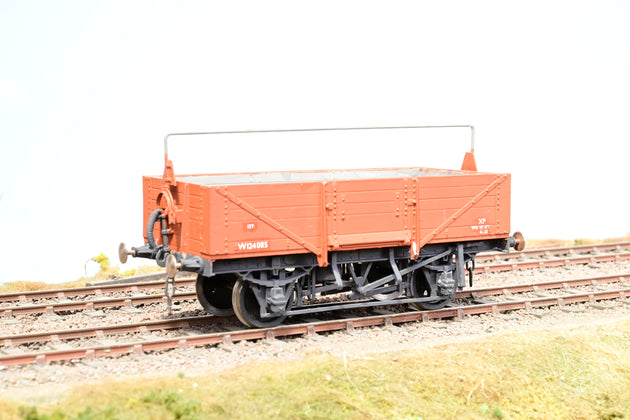 Kit Built O Gauge BR Bauxite 13T Open Goods Wagon w/ Hybar No.W124085 - Boxed