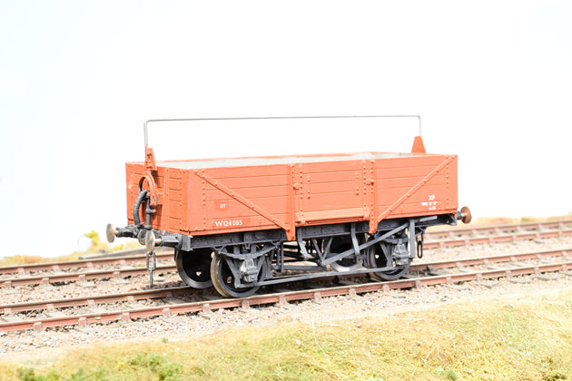 Kit Built O Gauge BR Bauxite 13T Open Goods Wagon w/ Hybar No.W124085 - Boxed