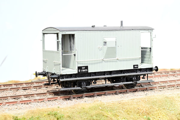 Kit Built O Gauge BR Grey ex-LNER 20T Goods Brake Van 'Toad B' No.E178475 - Boxed