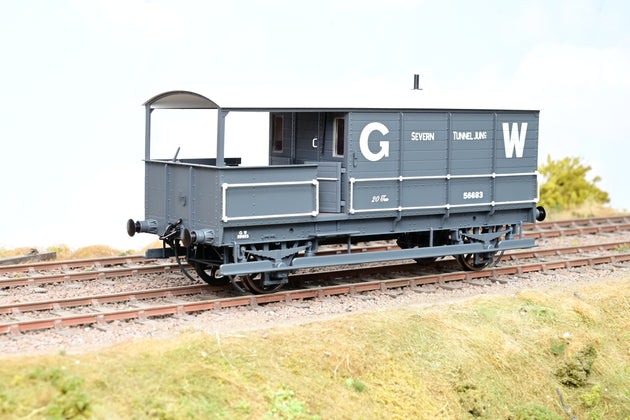 Kit Built O Gauge Express Dairy Blue LMS 4-Wheel Milk Tank Wagon No.43 - Boxed