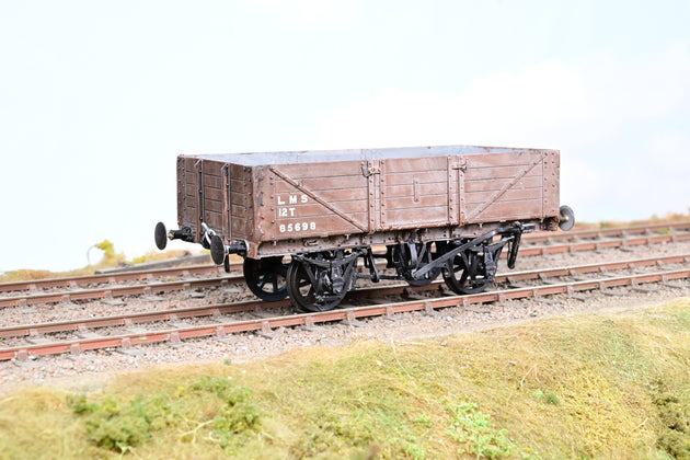 Kit Built O Gauge NE Grey Open Wagon w/ Tarpaulin Cover No.50771/58712 - Unboxed