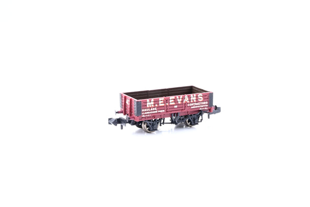 Graham Farish N Gauge 377-2017K 'M.E. Evans, Aberystwyth' 5-Plank Open Wagon No.47 - Boxed
