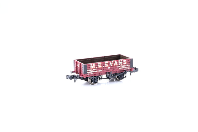 Graham Farish N Gauge 377-2017K 'M.E. Evans, Aberystwyth' 5-Plank Open Wagon No.47 - Boxed