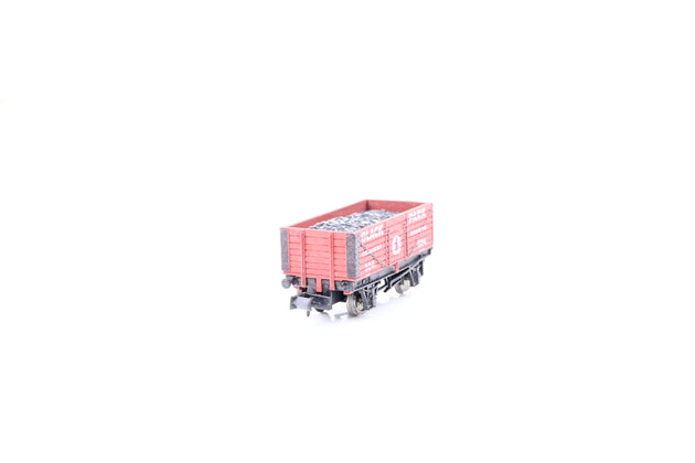Dapol N Gauge NB-912 Pack of 2 'Black Park' 7-Plank Open Wagons w/ Loads No.324 & 2024 - Limited Edition, Boxed