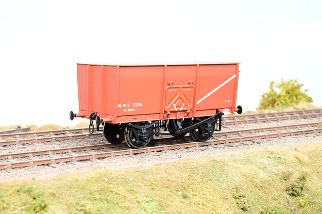 Dapol O Gauge 7F-041-001 BR Bauxite 14T Slope Sided Mineral Wagon No.MWT 7326 - Boxed