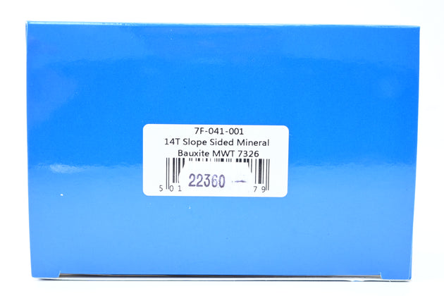 Dapol O Gauge 7F-041-001 BR Bauxite 14T Slope Sided Mineral Wagon No.MWT 7326 - Boxed