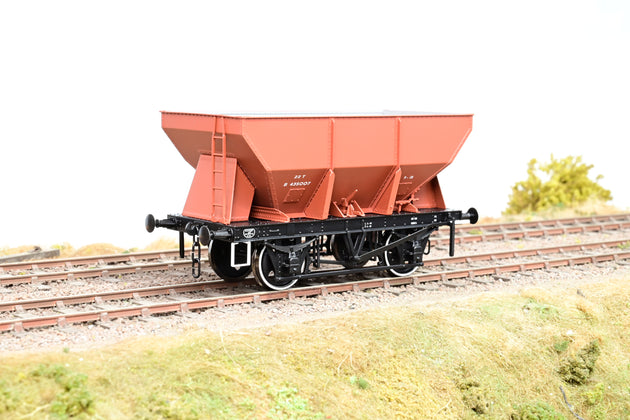 Dapol O Gauge 7F-033-001 BR Bauxite 24T Steel Hopper Wagon No.B435007 - Boxed