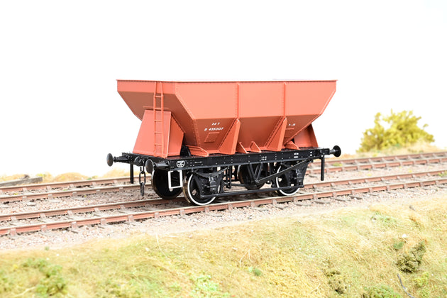 Dapol O Gauge 7F-033-001 BR Bauxite 24T Steel Hopper Wagon No.B435007 - Boxed
