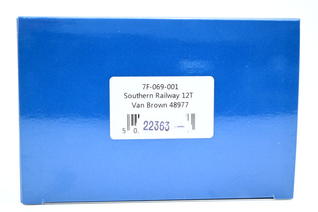 Dapol O Gauge 7F-069-001 Southern Black 12T Covered Goods Van No.48977 - Boxed
