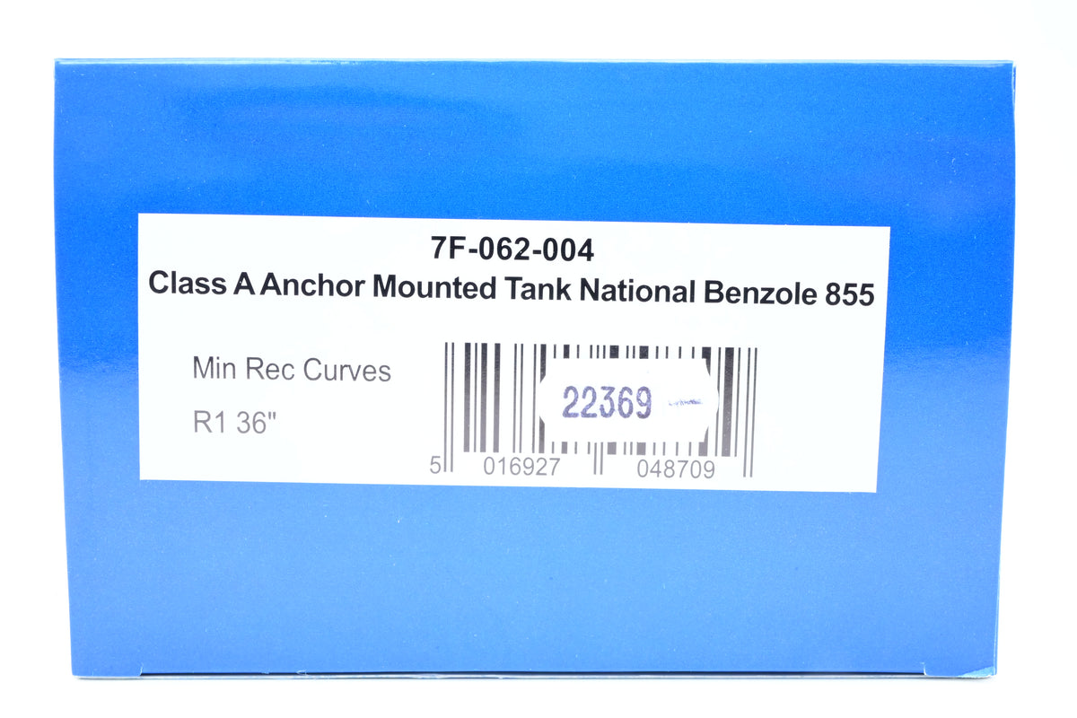 Dapol O Gauge 7F-062-004 National Benzole Silver & Red Class A Anchor Mounted Tank Wagon No.855 - Boxed