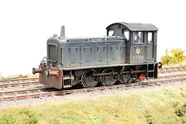 Kit Built O Gauge BR Black Early Emblem Class 04 Diesel Shunter No.11156