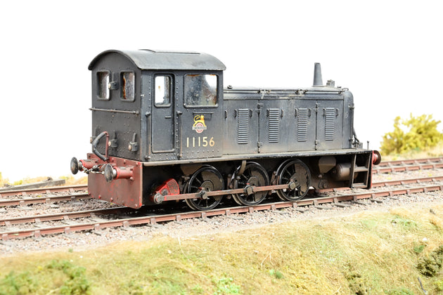 Kit Built O Gauge BR Black Early Emblem Class 04 Diesel Shunter No.11156
