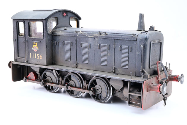 Kit Built O Gauge BR Black Early Emblem Class 04 Diesel Shunter No.11156