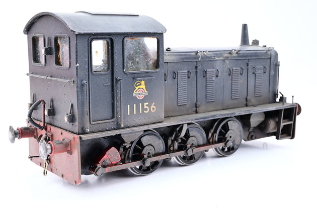Kit Built O Gauge BR Black Early Emblem Class 04 Diesel Shunter No.11156