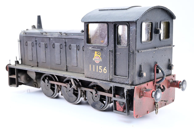 Kit Built O Gauge BR Black Early Emblem Class 04 Diesel Shunter No.11156