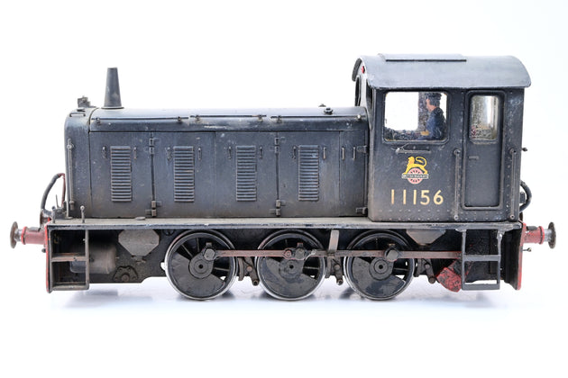 Kit Built O Gauge BR Black Early Emblem Class 04 Diesel Shunter No.11156