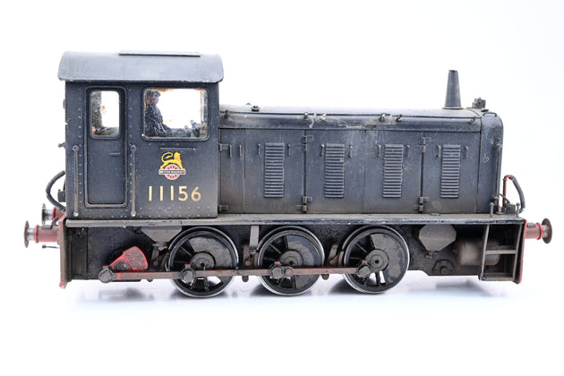 Kit Built O Gauge BR Black Early Emblem Class 04 Diesel Shunter No.11156