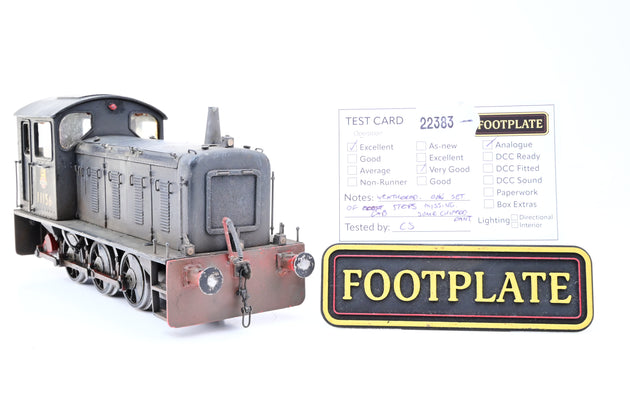 Kit Built O Gauge BR Black Early Emblem Class 04 Diesel Shunter No.11156