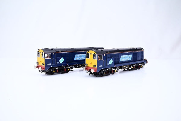 Bachmann OO Gauge Pair of Direct Rail Services 'Compass' Class 20/3 No.20302 & 20305 - DCC Sound, Boxed