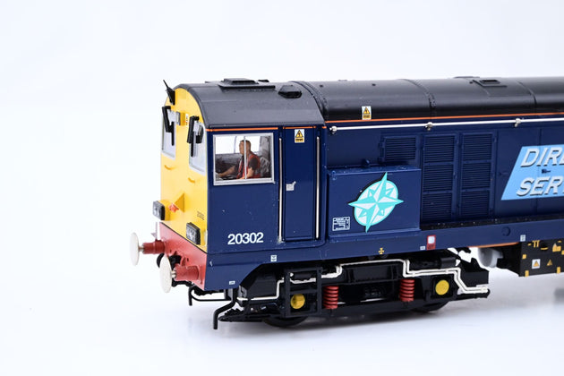 Bachmann OO Gauge Pair of Direct Rail Services 'Compass' Class 20/3 No.20302 & 20305 - DCC Sound, Boxed