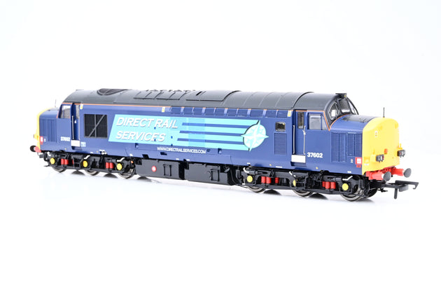 Accurascale OO Gauge ACC231437602 Class 37/6 Locomotive DRS Blue (Compass) No.37602 - DCC Sound, Boxed