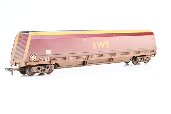 Bachmann OO Gauge 37-854A 104 Tonne HTA Thrall Bulk Coal Hopper Wagon EWS No. 310148 - Factory Weathered. Boxed