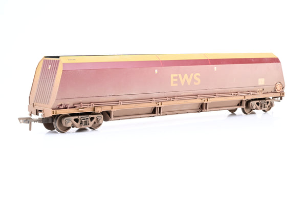 Bachmann OO Gauge 37-854A 104 Tonne HTA Thrall Bulk Coal Hopper Wagon EWS No. 310148 - Factory Weathered. Boxed