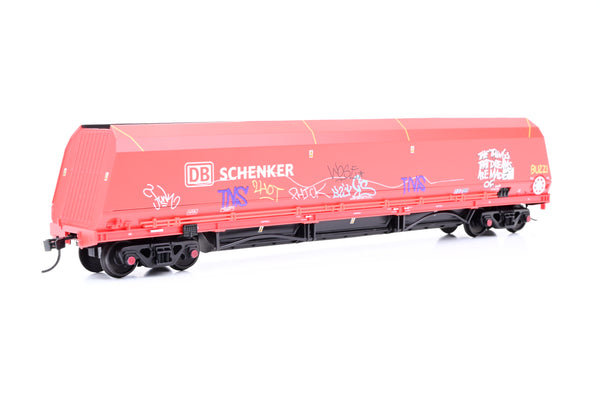 Bachmann OO Gauge 37-856 104 Tonne HTA Thrall Bulk Coal Hopper Wagon DB Schenker No.310977 - Graffiti Finish, Boxed