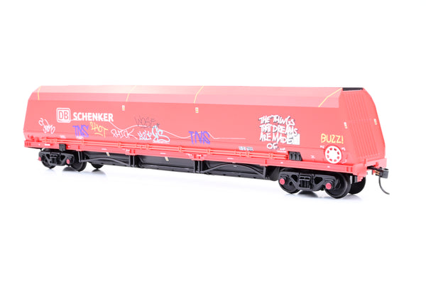 Bachmann OO Gauge 37-856 104 Tonne HTA Thrall Bulk Coal Hopper Wagon DB Schenker No.310977 - Graffiti Finish, Boxed